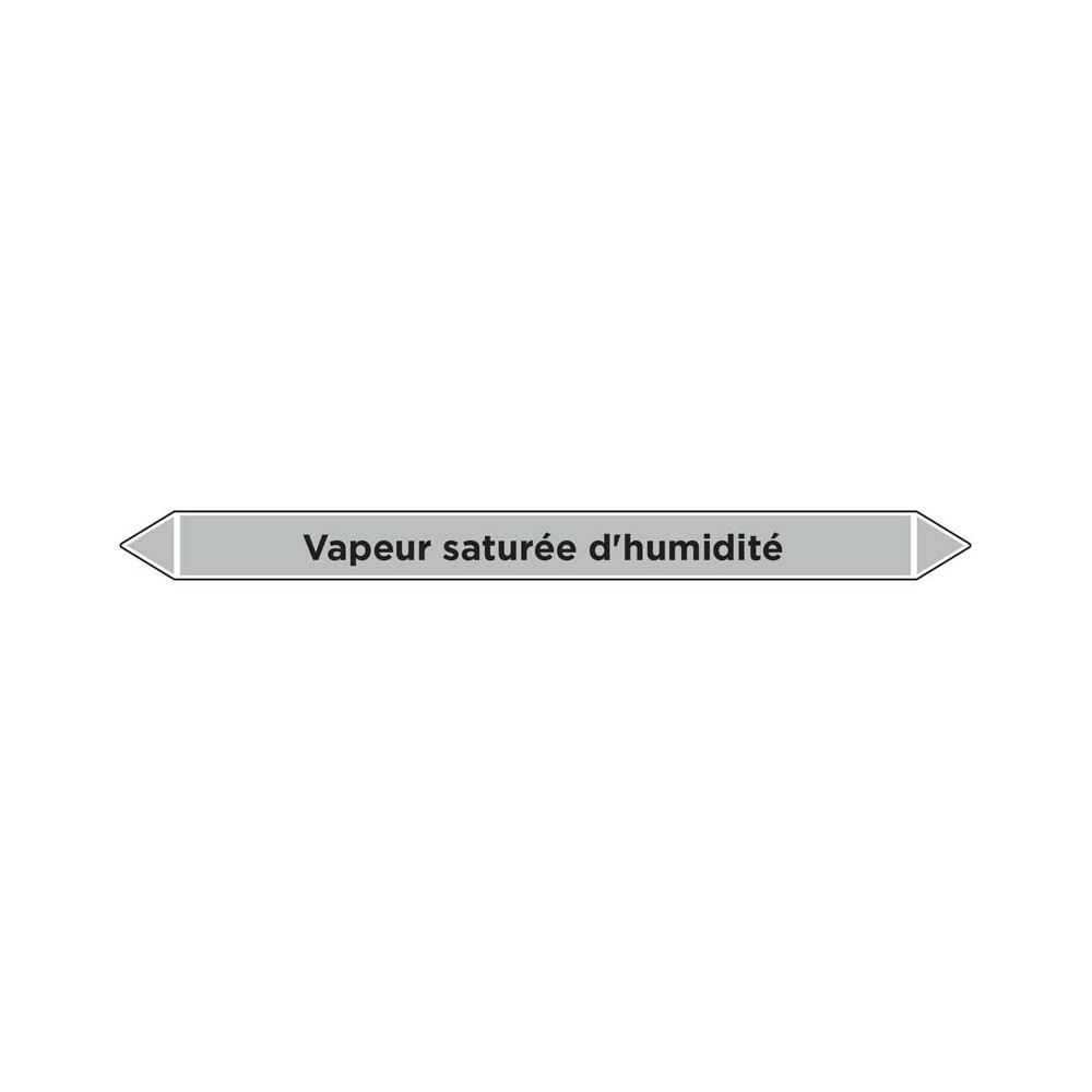 Marqueur de tuyauterie Vapeur saturée d'humidité Marqueur de tuyauterie Vapeur saturée d'humidité