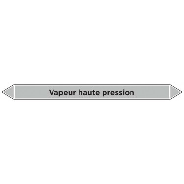 Marqueur de tuyauterie Vapeur haute pression