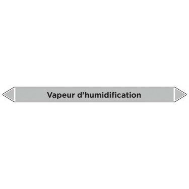 Marqueur de tuyauterie Vapeur d'humidification