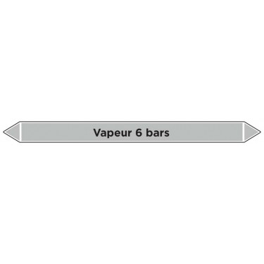 Marqueur de tuyauterie Vapeur 6 bars