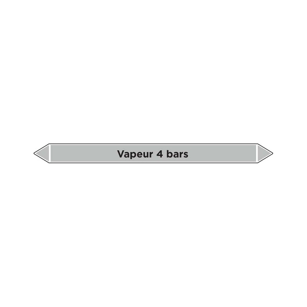 Marqueur de tuyauterie Vapeur 4 bars Marqueur de tuyauterie Vapeur 4 bars