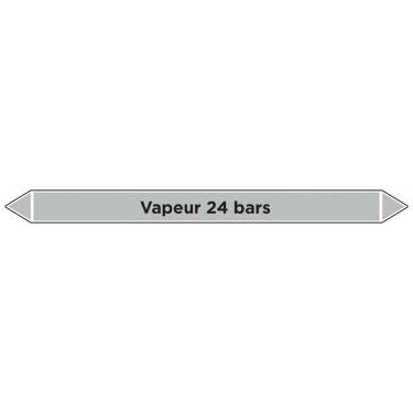 Marqueur de tuyauterie Vapeur 24 bars