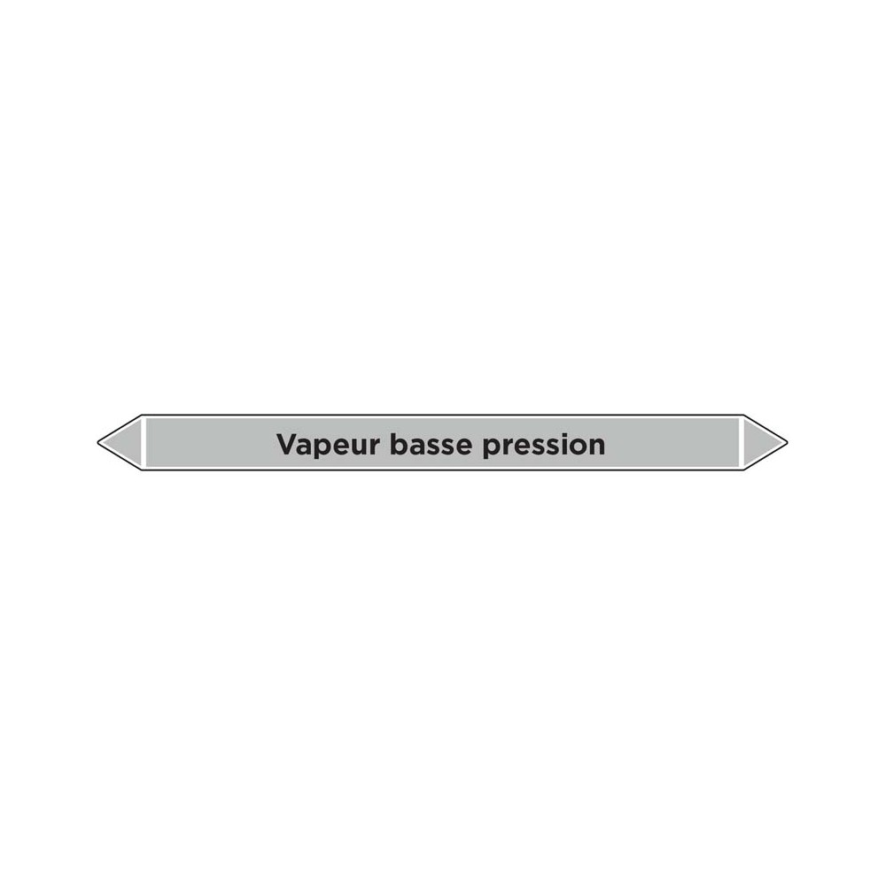 Marqueur de tuyauterie Vapeur basse pression