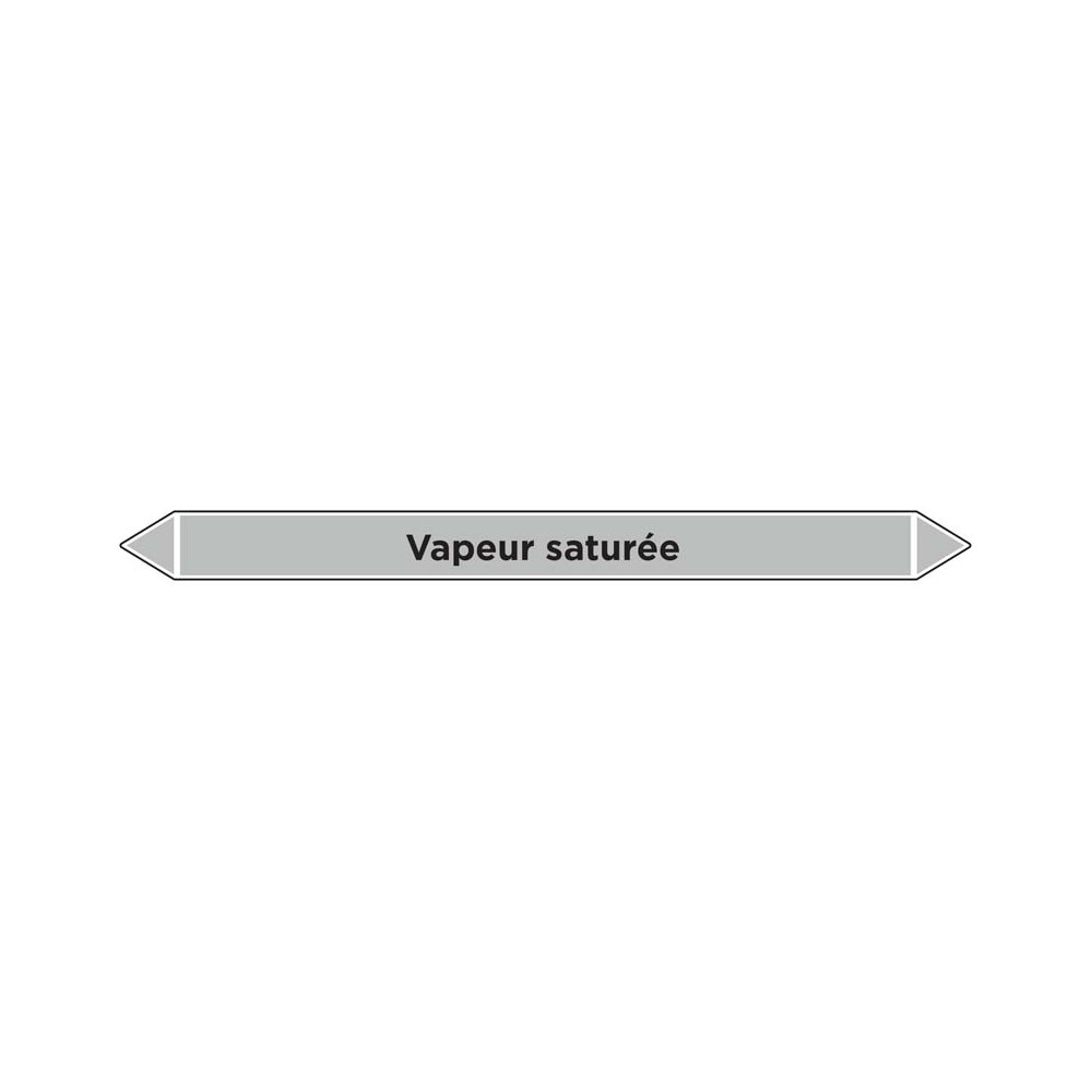 Marqueur de tuyauterie Vapeur saturée Marqueur de tuyauterie Vapeur saturée