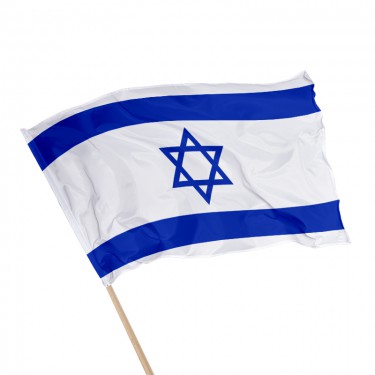 Drapeau d'Israël sur hampe