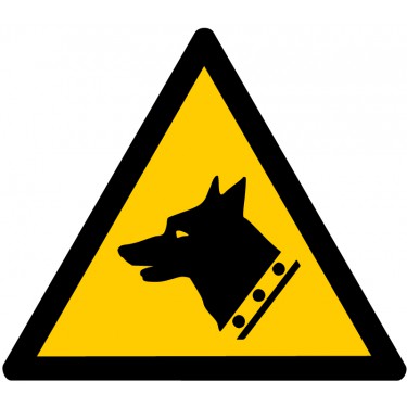 Panneau Danger Chien de garde W013 - ISO 7010