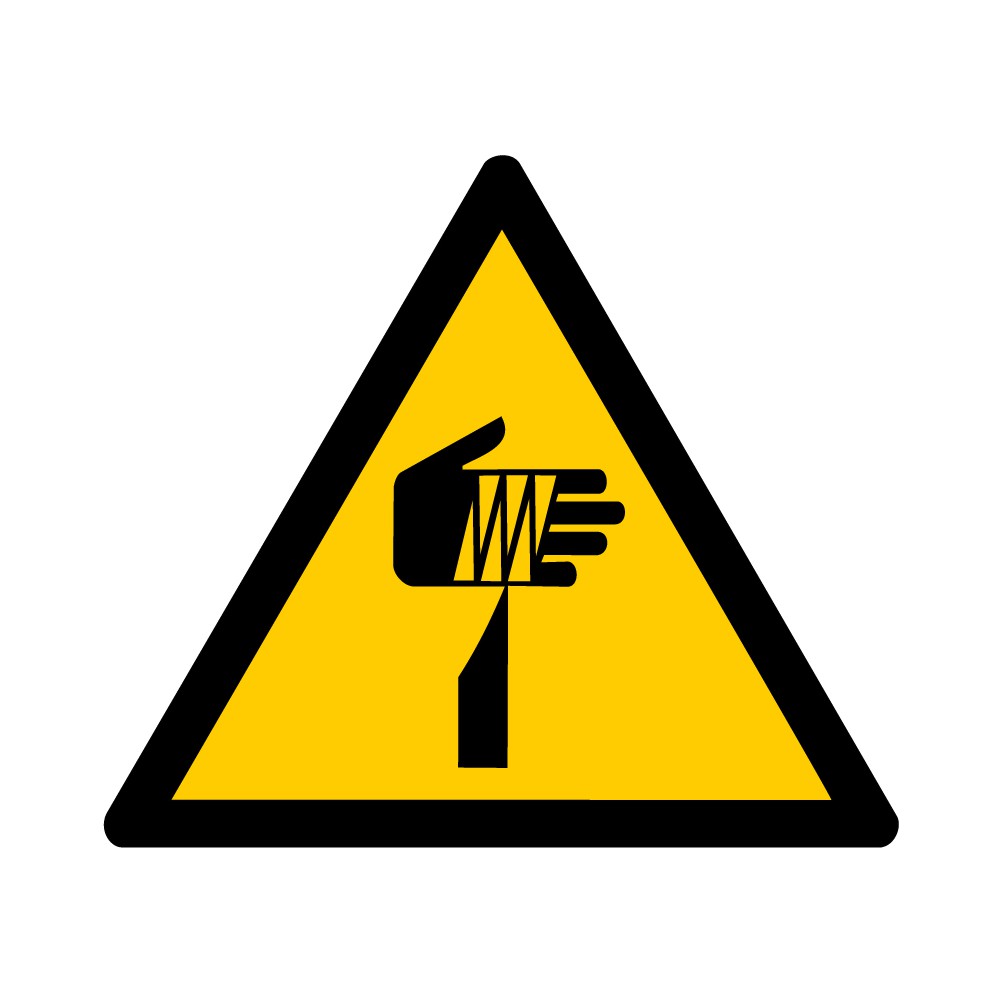 Panneau Danger Elément pointu W022 - ISO 7010