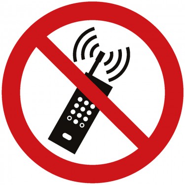 Panneau Téléphone portable Interdit P013 - ISO 7010