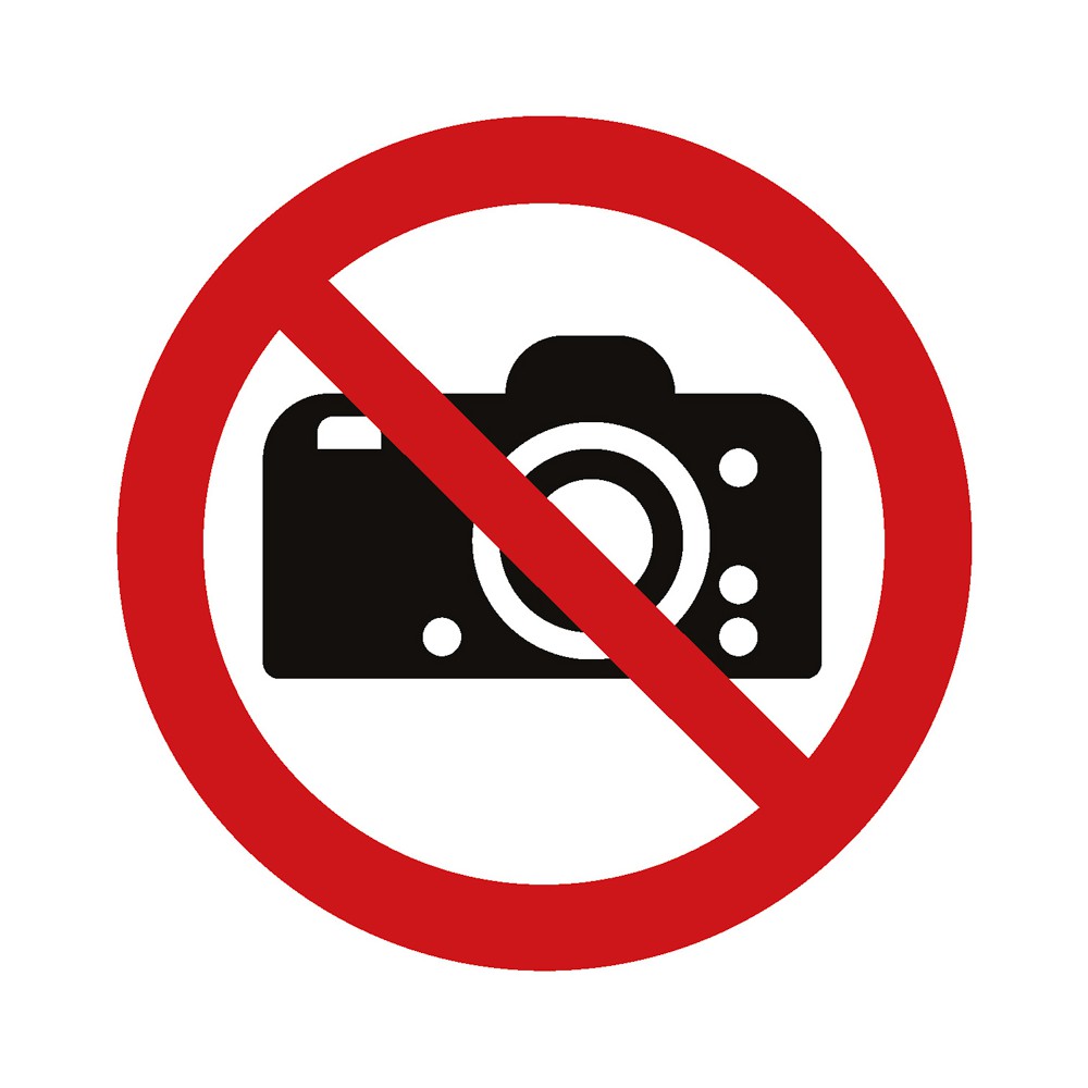 Panneau Défense de photographier P029 - ISO 7010