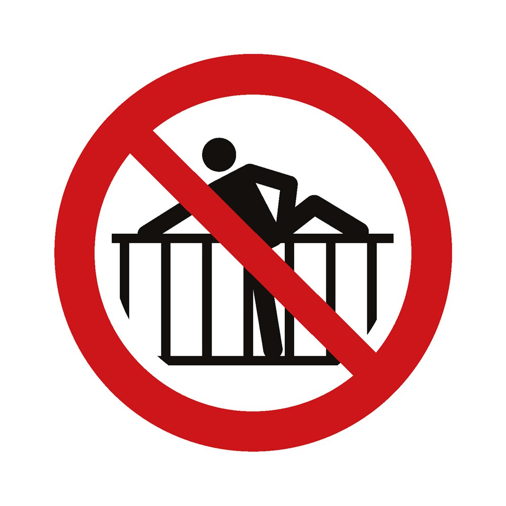 Panneau Ne pas franchir la barrière P071 - ISO 7010 Panneau Ne pas franchir la barrière P071 - ISO 7010