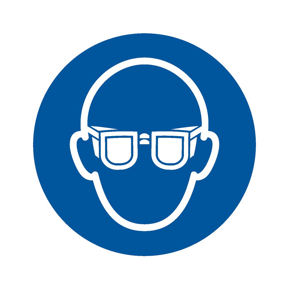 Panneau Obligation de porter des lunettes de vue M004 - ISO 7010 Panneau Obligation de porter des lunettes de vue M004 - ISO 7010