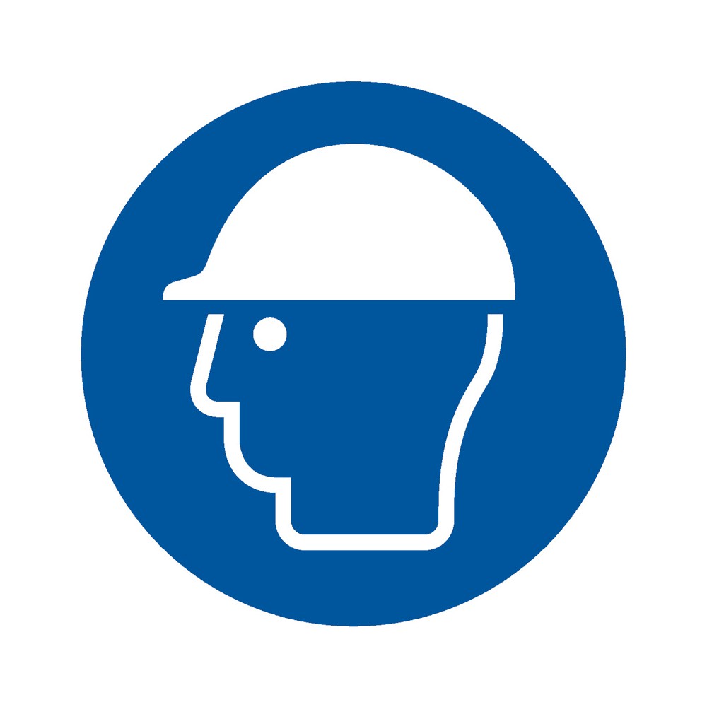 Panneau Casque de protection obligatoire M014 - ISO 7010 Panneau Casque de protection obligatoire M014 - ISO 7010