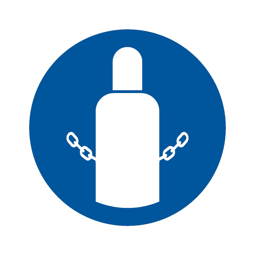 Panneau Sécuriser les bouteilles de gaz M046 - ISO 7010