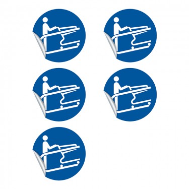 Autocollants Tenir la poignée du chariot M060 - ISO 7010