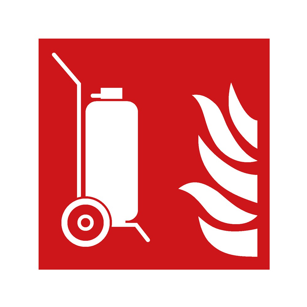 Panneau Extincteur d'incendie sur roues F009 - ISO 7010
