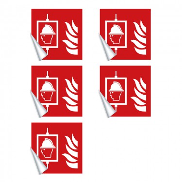 Autocollants Ascenseur pompiers F017 - ISO 7010