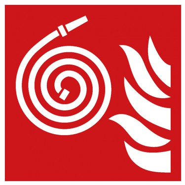 Panneau Tuyau d'incendie non raccordé F019 - ISO 7010