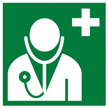 Panneau Médecin E009 - ISO 7010
