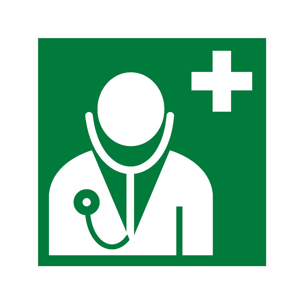 Panneau Médecin E009 - ISO 7010