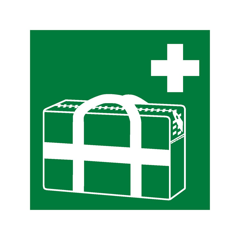 Panneau Sac médical d'urgence E027 - ISO 7010 Panneau Sac médical d'urgence E027 - ISO 7010