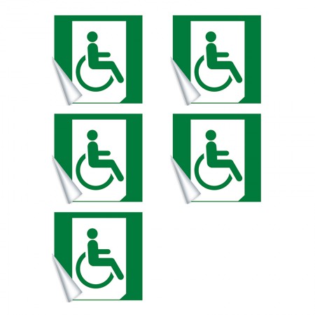 Lot De 4 Autocollants "Premiers Secours" - 50x50 Mm - Signalisation Sécurité Obligatoire