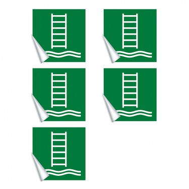 Autocollants Echelle d'embarquement E053 - ISO 7010