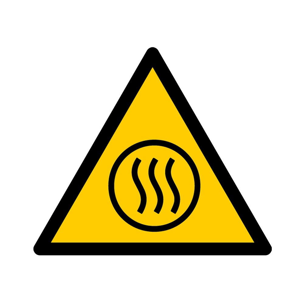 Panneau Danger Contenu chaud W079 - ISO 7010