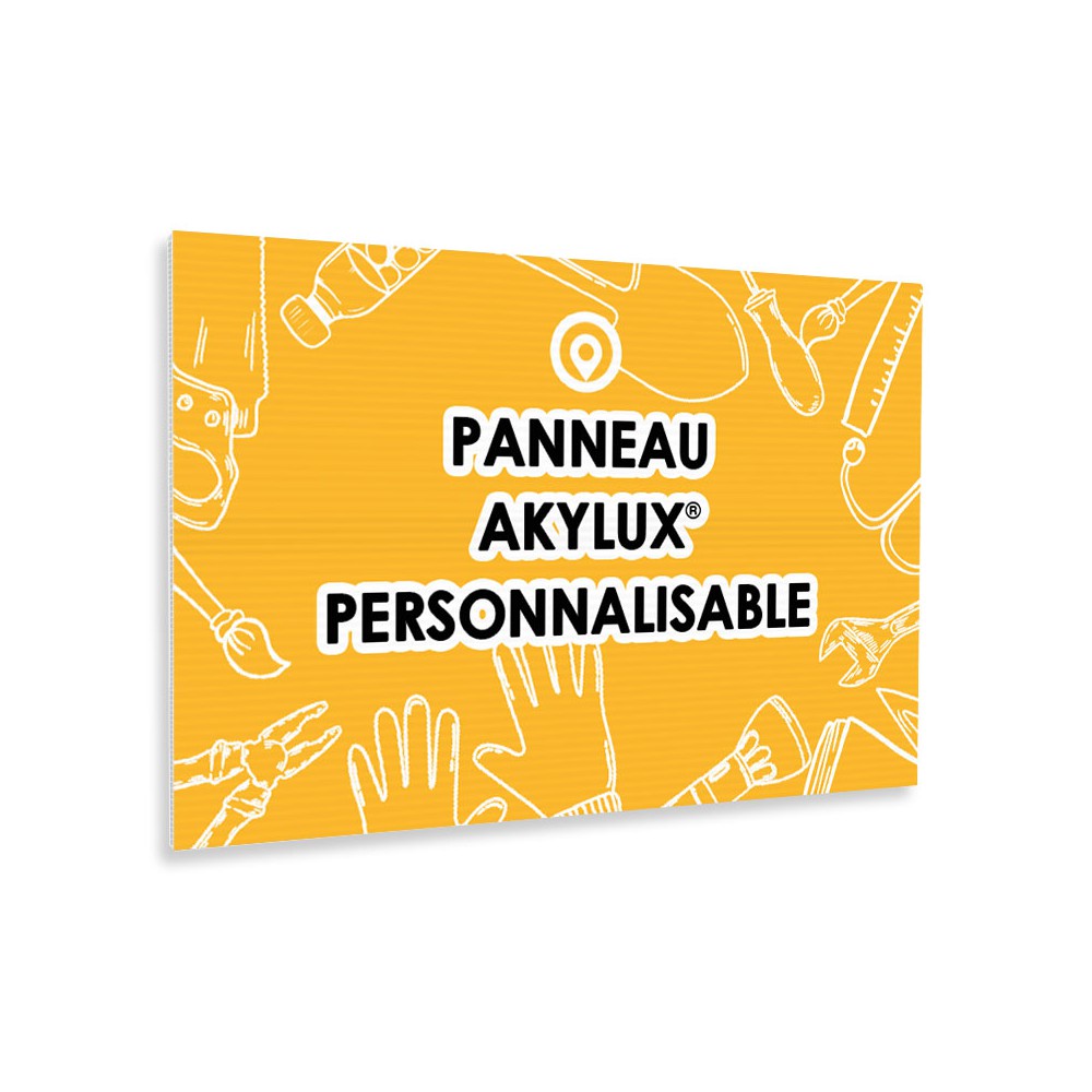 Panneau Akylux personnalisable format paysage