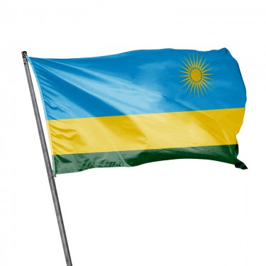 Drapeau du Rwanda à hisser
