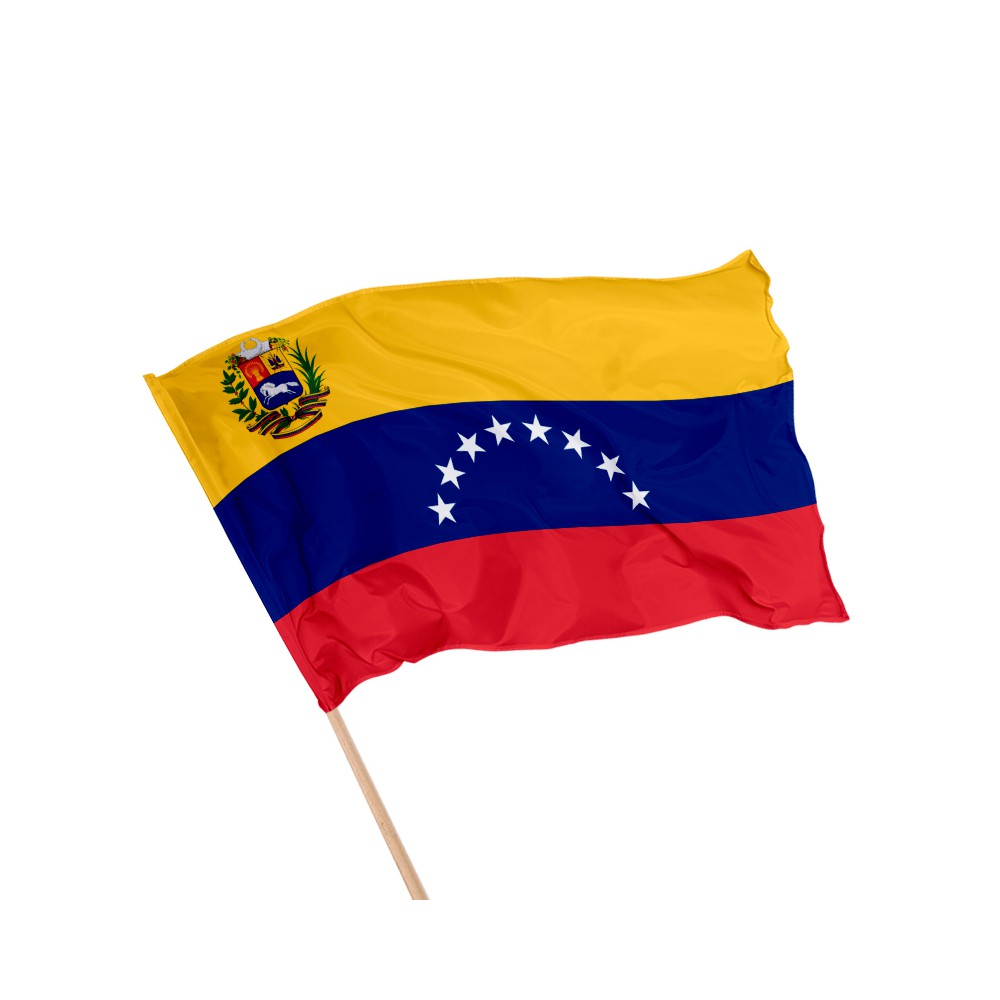 Drapeau du Venezuela sur hampe Drapeau du Venezuela sur hampe