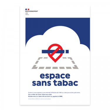 Panneau Périmètre sans tabac