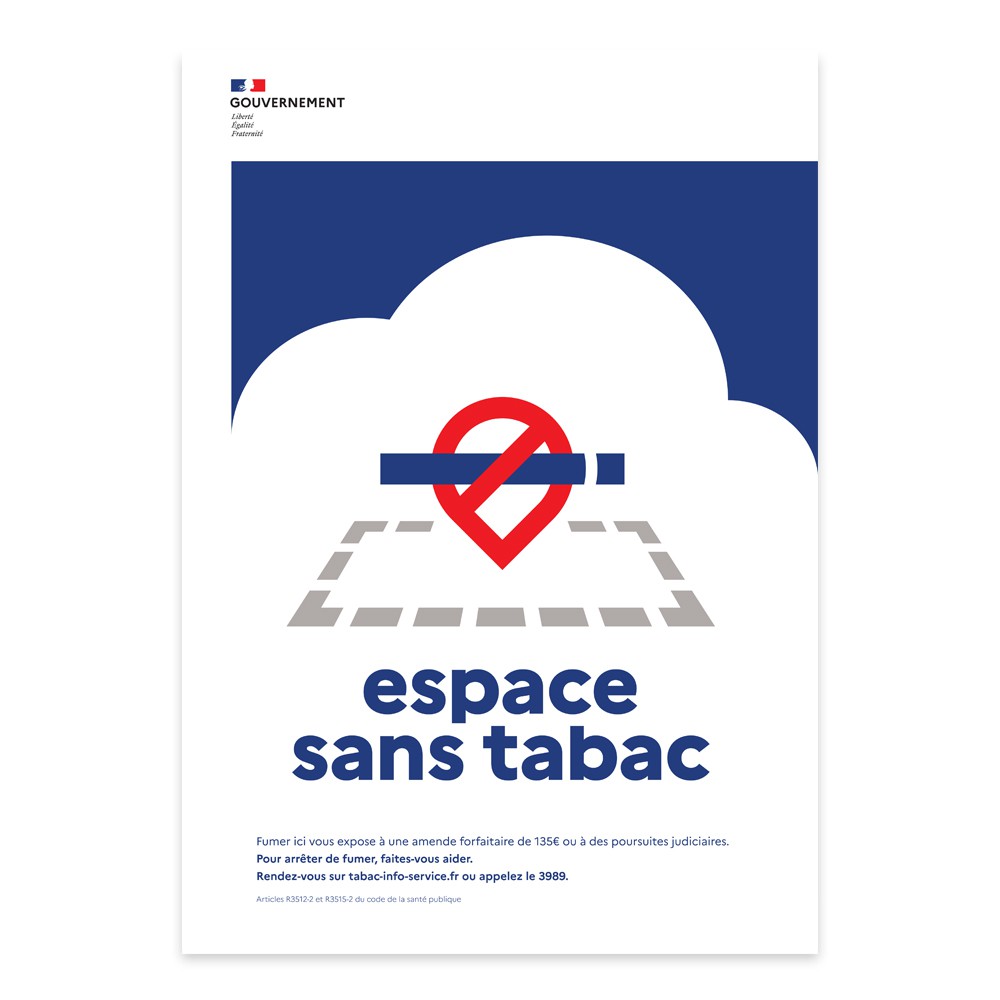Panneau Périmètre sans tabac Panneau Périmètre sans tabac