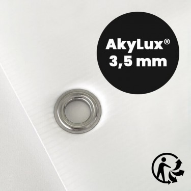 œillets sur panneau akylux 3,5mm