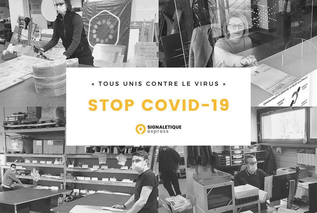 Covid-19 : Signalétique Express s'organise pour aider les plus exposés