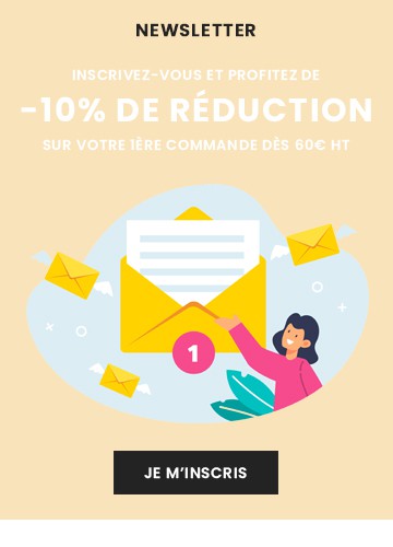 Newsletter : -10% de réduction